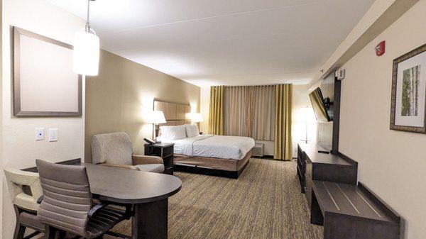 Handicap room, king size bed