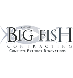 Big Fish Contracting logo - Hartland, Wisconsin based Roofing Company