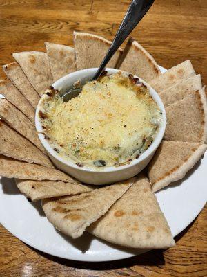 Artichoke spinach dip.