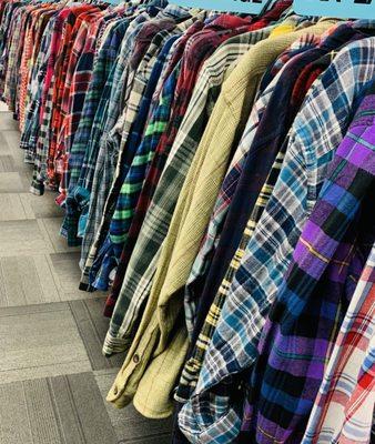 All the oversized flannels you could want are found here in our Williston store.