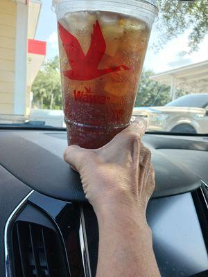 Xtra large caffeine free lime ginger diet Coke