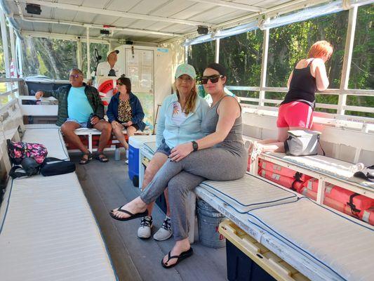 It's always a relaxing trip with Rusty Anchor Boat Tours