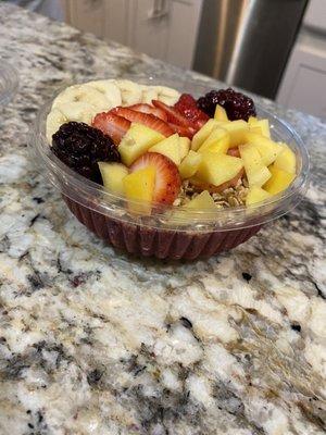 Açaí bowl! Delicious