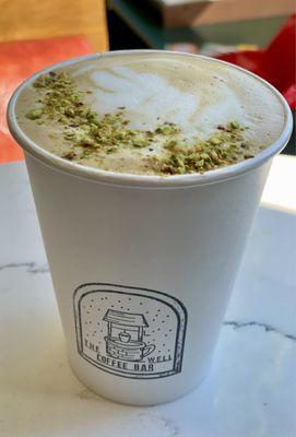 Perfection, best pistacho latte!