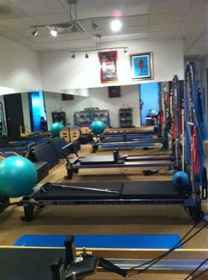 Pilates classes available with treatments. Free if insurance covers chiropractic.