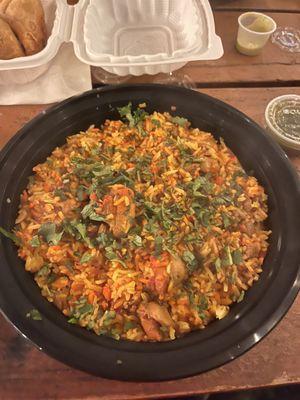 Chicken biriyani