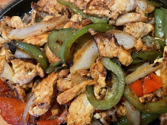 Chicken fajitas