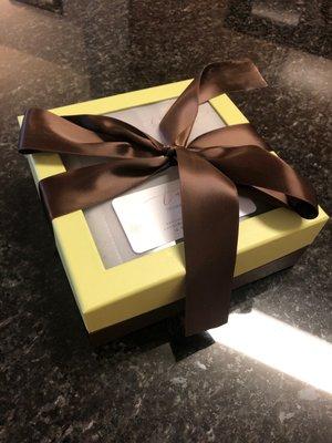 Gift box of cookies