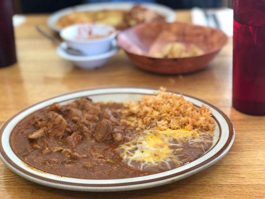 Chili Colorado combo