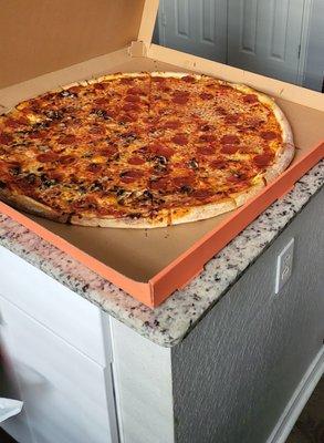 Godfather, pepperoni and mushroom