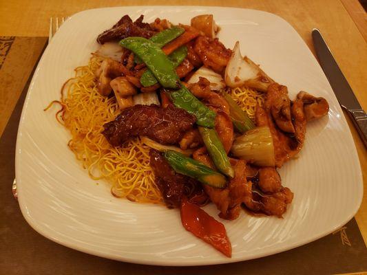 Shanghai pan fried noodles