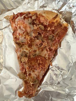 Slice of Meatlovers Pizza