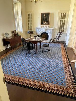 Dining room in the house.