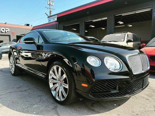 Bentley repair after .