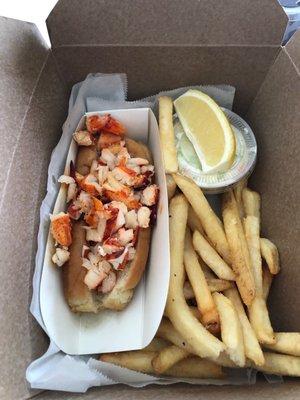 Lobster roll dry