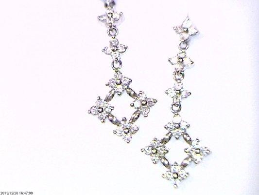 Elegant Diamond Dangles