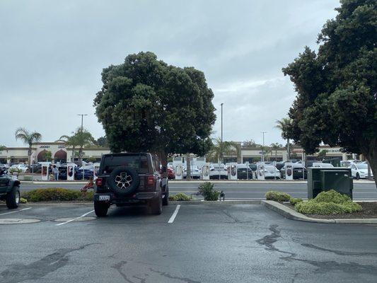 View from Jack-in-a-box. It's in the parking lot of the Pismo Outlet stores.