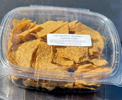 (Frenchy Gourmet) Garbanzo Chips~ Perfectly crisp & a delicious seasoning! Pair with their Kefir Cheese Cucumber Dill Spread!