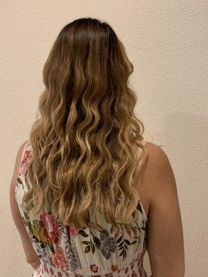 Blonde balayage