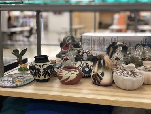 Native American pottery. Maqbools boutique in El Centro Swapmeet.