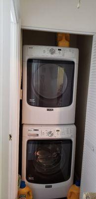 Washer dryer install