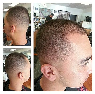 Fresh fade done by barber Victor