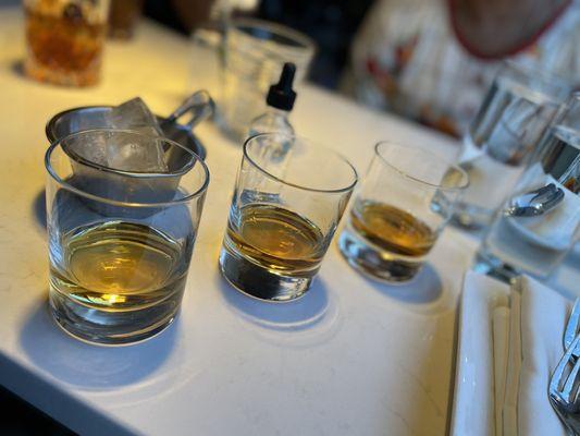 Whiskey flights