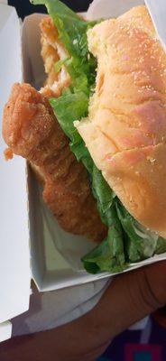 Chicken sandwich.