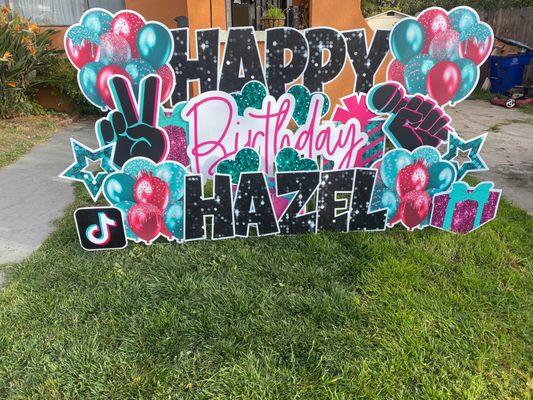 Birthday sign