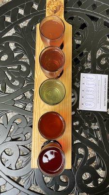 Cider flight