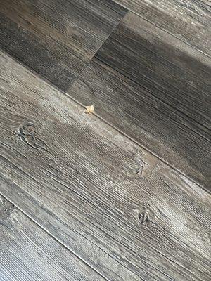 chip in the flooring