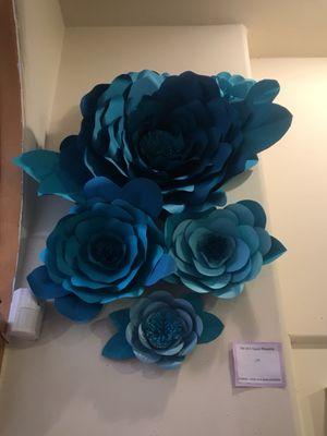 Lovely handmade paper flower series for $37.