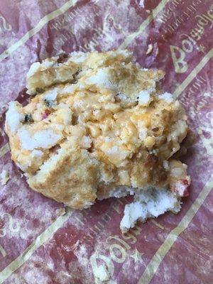 Pimento Cajun filet biscuit..I think.