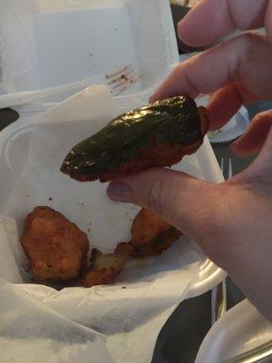 Jalapeño bites - soggy - gross