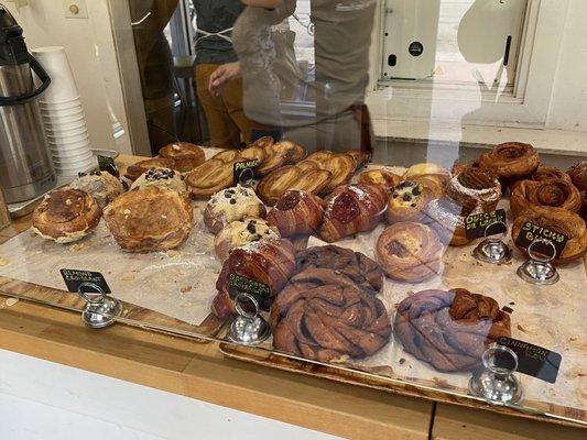 Delicious fresh pastries