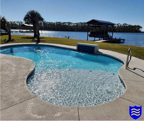 Crystal clear pool