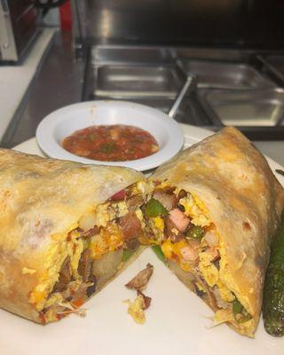 Osorio brothers breakfast burrito