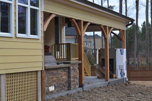 new covered porch