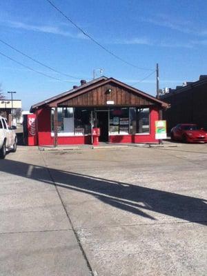 Storefront: most of our regular patrons simply call it "The Barn."