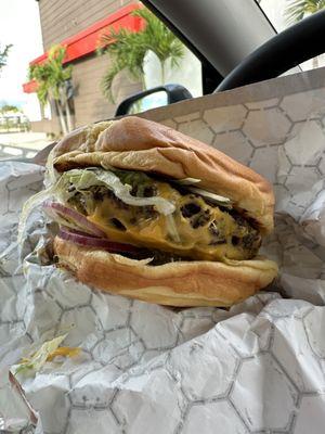 Good burger. Disgusting, deep fried. I can honestly say that is new to me.