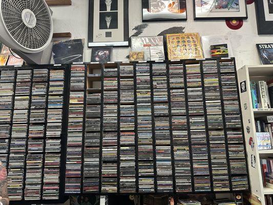 CDs wall