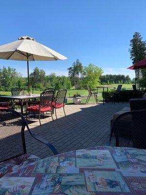 Patio on the golf course