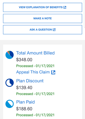 Appt 1/14 WAS billed to insurance and promptly paid on 1/25 YET was told by the same office staff on 2/25 I OWED that bill too