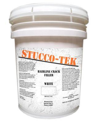 The only PERMANENT fix for hairline cracks in stucco.