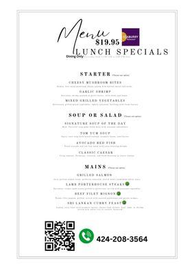 Unbeatable $19.95 Lunch Special - Daily at Seaburry Restaurant!