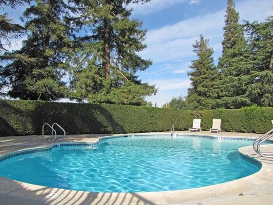 One of the elegant swimming pools at Laguna Park.