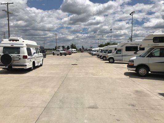 There are a lot of rare trucks and RVs in small-town Sherwood!