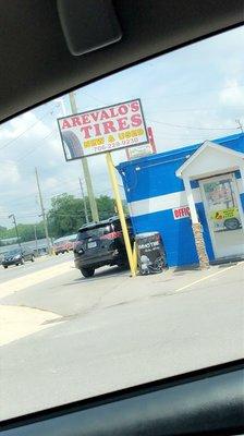 Arevalo's Tire shop in Dalton, GA.