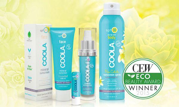 We carry the award winning, cruelty-free, certified organic suncare line by Coola.