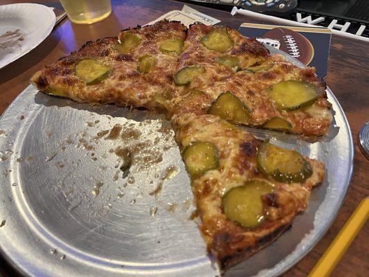 Dill pickle pizza